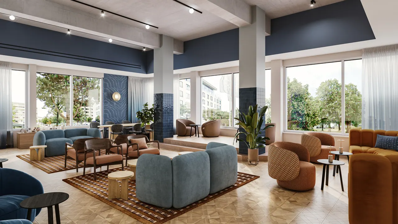 Hotel in Grömitz — Ansicht, 3D-Visualisierung