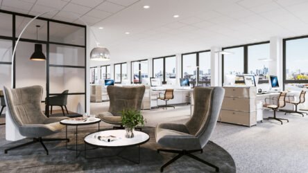 3d büro Innenvisualisierung 3d büro Innenvisualisierung